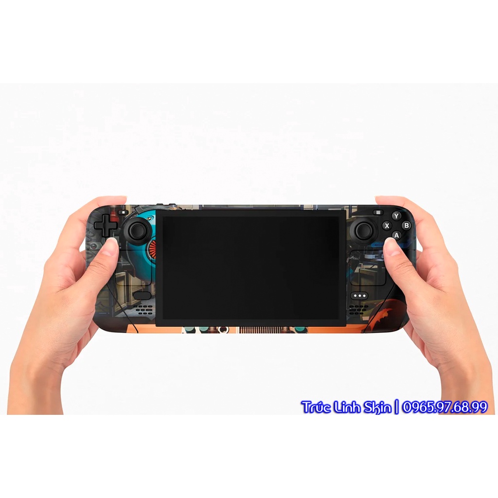Skin decal dán Steam Deck mẫu Gaming Valve (dễ dán, đã cắt sẵn chuẩn theo khuôn máy)