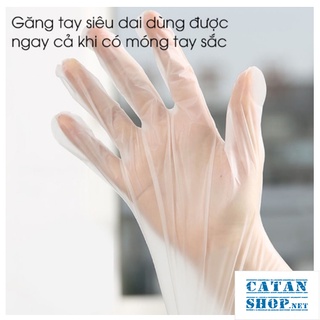 Găng tay nấu ăn làm bếp siêu dai Victoria Bay chất liệu TPE không mùi hộp 100 cái GD569-GangCS