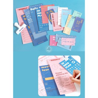 BỘ GIẤY KẾ HOẠCH DÁN TƯỜNG VER 2
