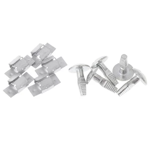 Yoo 5 Cặp Kẹp Lắp Động Cơ Gắn Bu Lông Dưới Nắp Cho 206 207 406 Bền