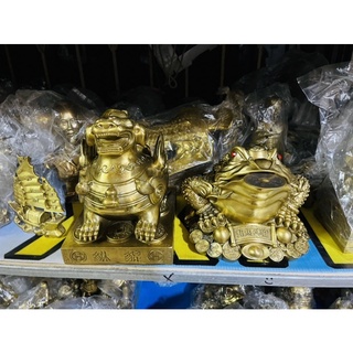 Cặp cóc thiềm thừ tỳ hưu cỡ lớn vật phẩm phong thuỷ tài lộc bằng đồng