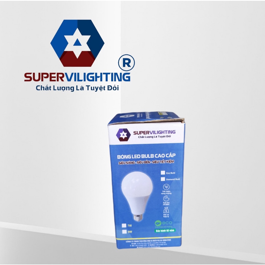 Ảnh Buld tròn SuperVilighting, MS: BuT-357912-DM, Cs 3-9W, Đèn lấy sáng, trang trí phòng khách, bếp,hiên , Bảo hành 24 tháng 2