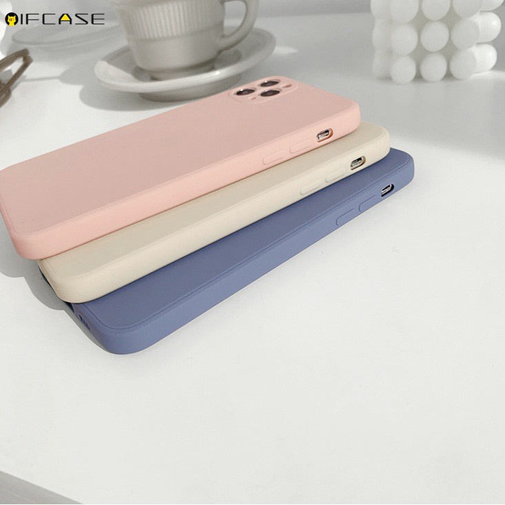 Ốp điện thoại mặt nhám màu trơn cho Samsung Galaxy S21 S21+ S20 S20+ S10 S10+ Note 10 10+ Plus Ultra FE Lite 2020
