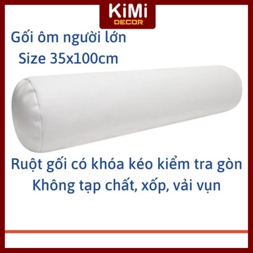 [FREESHIP ❤️] RUỘT GỐI ÔM Ép Hơi Dài 100x35cm 100% Gòn Đàn Hồi Cao Cấp KiMi_Decor - Gối Ôm Người Lớn Gối Ôm Hơi