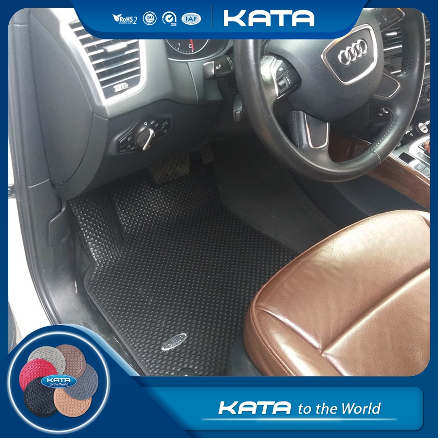 Thảm lót ô tô KATA cho xe Audi Q5 (2010 - 2017) - Khít với sàn, Chống trơn, Không mùi, Không ẩm mốc