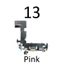 Đế sạc nguồn Cổng sạc USB Cắm có micrô Mic Cáp mềm tương thích cho IP 13 mini 13 Pro Max Thay thế các bộ phận