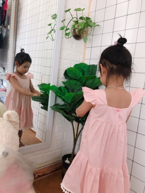 [NGÔ KHOAI] Váy thiết kế cánh tiên cho bé