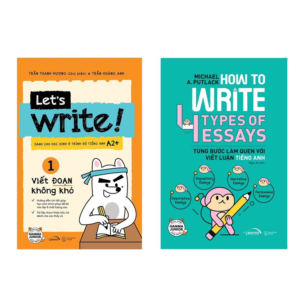 Sách Combo: Let’s Write! Viết Đoạn Không Khó + How To Write 4 Types Of ...