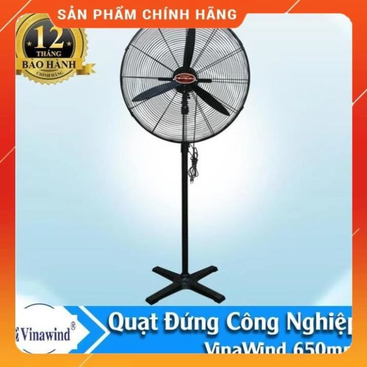 Quạt đứng công nghiệp Vinawind 650Đ/Quạt cây công nghiệp điện cơ thống nhất 650Đ/ Quạt công nghiệp vinawind- chính hãng