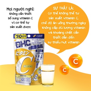 Viên uống DHC Bổ sung Vitamin C Nhật Bản 60/40 viên-1