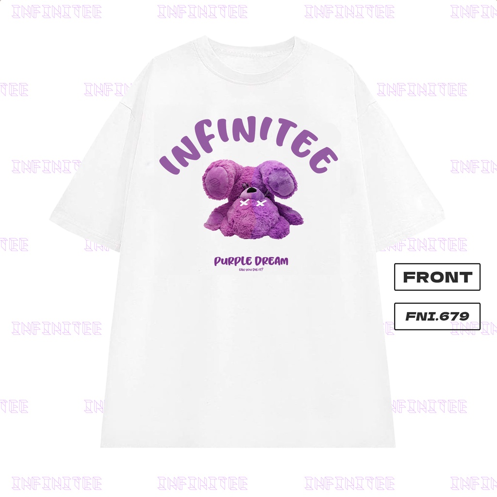 Áo thun INFINITEE Fni0679, Thun 100%Cotton - form rộng Unisex.