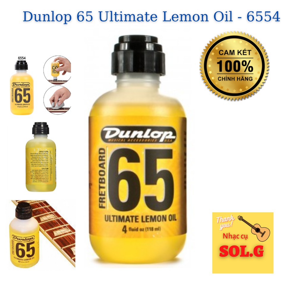 Dầu lau cần đàn Dunlop 65 Ultimate Lemon Oil 6554 118Ml Shopee Việt Nam