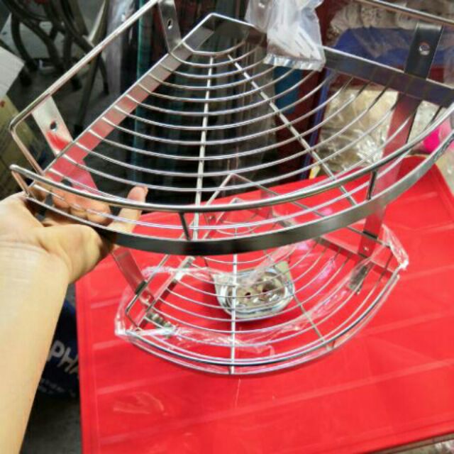 Kệ góc inox 304 2 tầng | Shopee Việt Nam