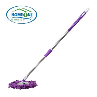 CÂY LAU NHÀ XOAY 360 ĐỘ THAY THẾ MÂM INOX THÂN DÀI 1M2 - MÀU NGẪU NHIÊN