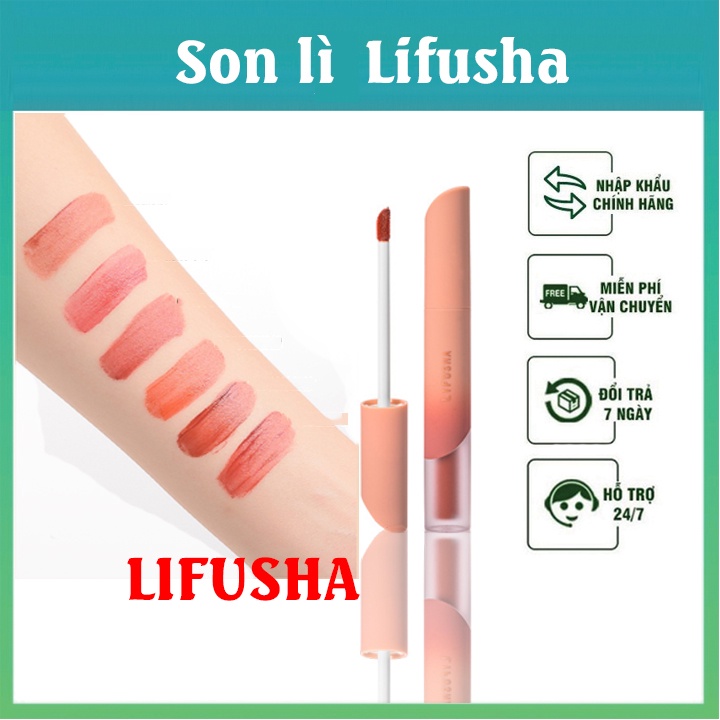 Son kem lì Lifusha lâu trôi dưỡng ẩm 2.1g | Shopee Việt Nam