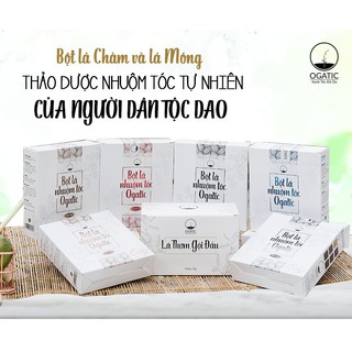 Lá Thơm Gội Đầu Ogatic (15 gói), Dầu Gội Thảo Dược Bồ Kết, Giúp Tóc Sạch Gầu,  Hương Thơm Tự Nhiên