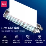 Máy Hủy Tài Liệu DELI Máy Cắt Giấy Huỷ Card CD Máy Bảo Mật Thông Tin Dữ Liệu Cho Doanh Nghiệp, Văn Phòng — ảnh 2