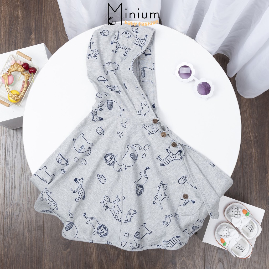 Áo choàng chống nắng bé trai, bé gái 0-6 tuổi Miniumbaby kiểu cánh dơi chất cotton form rộng