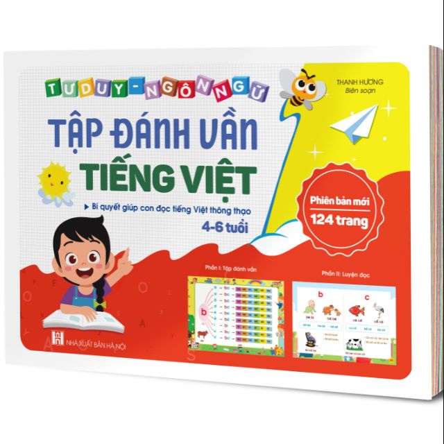 Ảnh Sách - Tập Đánh Vần Tiếng Việt - Bí Quyết Giúp Con Đọc Tiếng Việt Thông Thạo (4-6 tuổi) phiên bản mới 1