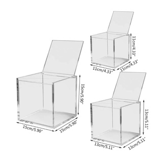 Hộp đựng cà phê viên nén bằng acrylic trong suốt có nắp đậy chống bụi tiện lợi