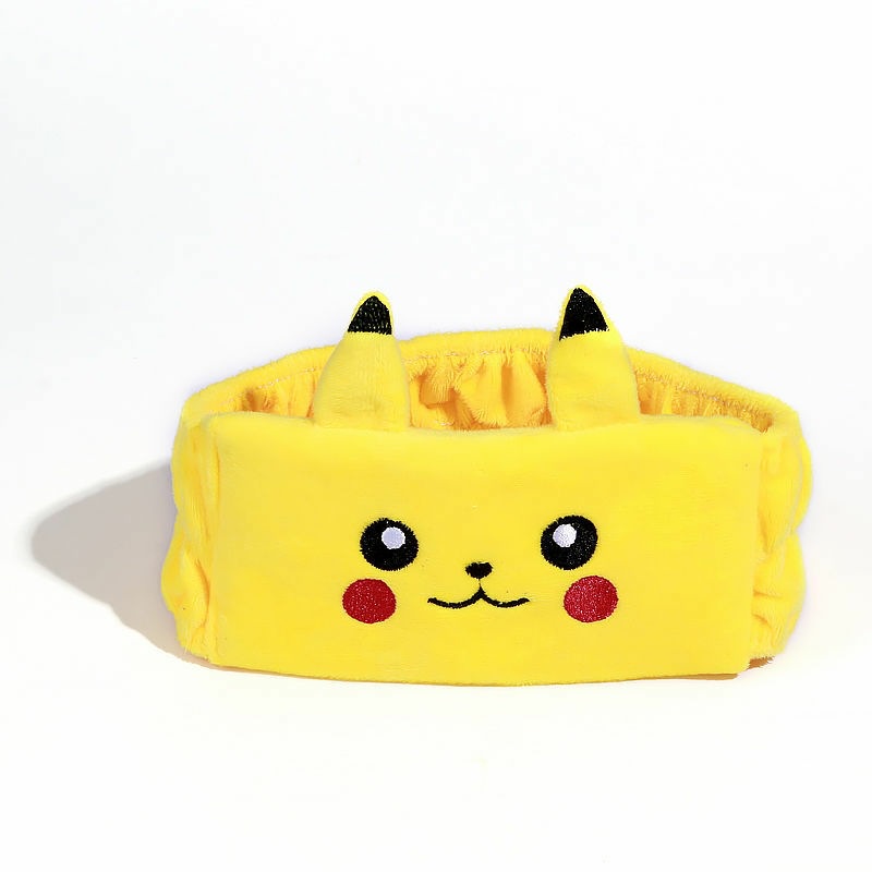 Sq3 Pokémon Thám Tử Pikachu Mũ Đội Đầu Mũ Trẻ Em Băng Đô Quấn Tóc Phụ Kiện Tóc Sinh Nhật Trang Trí Tiệc Pho