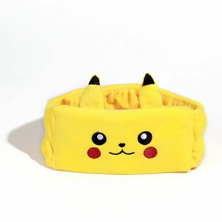 YT2 Pokémon Thám Tử Pikachu Mũ Đội Đầu Mũ Trẻ Em Băng Đô Quấn Tóc Phụ Kiện Tóc Sinh Nhật Trang Trí Ph