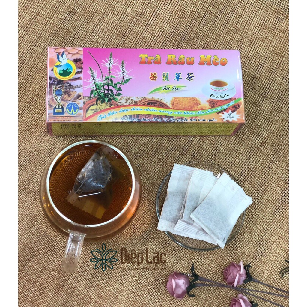Trà túi lọc Râu Mèo – Lợi tiểu trừ sỏi thận (50 túi lọc) - Nguyên Thái ...