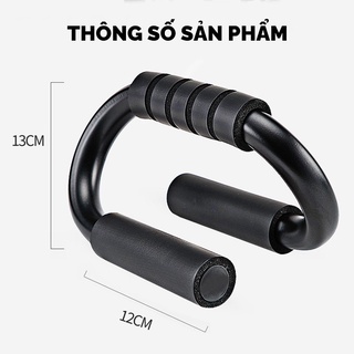 BỘ 2 CÁI Dụng Cụ Hít Đất, Chống Đẩy Chữ S Tại Nhà, Văn Phòng (hàng loại 1)