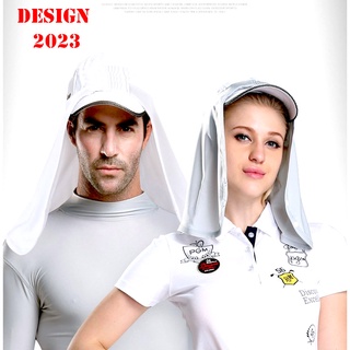 DESIGN 2023 - Khăn Che Nắng Chơi Golf Chông Tia UV Phong cách Châu ÂU hàng chính hãng Loại 1