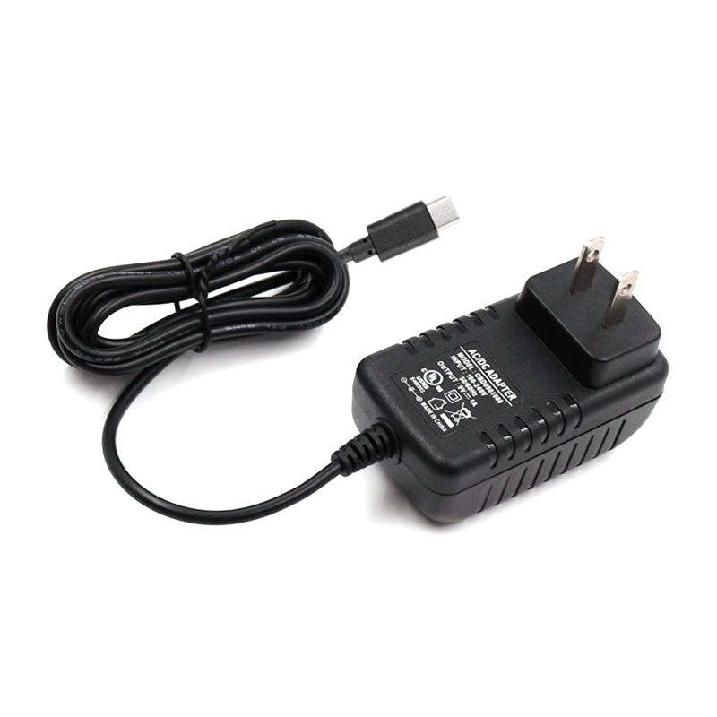 Bộ chuyển đổi nguồn điện Yoo 5V 3A 3000mA Bộ sạc USB Type-C cho 4 phích cắm EU của Mỹ không có công tắc