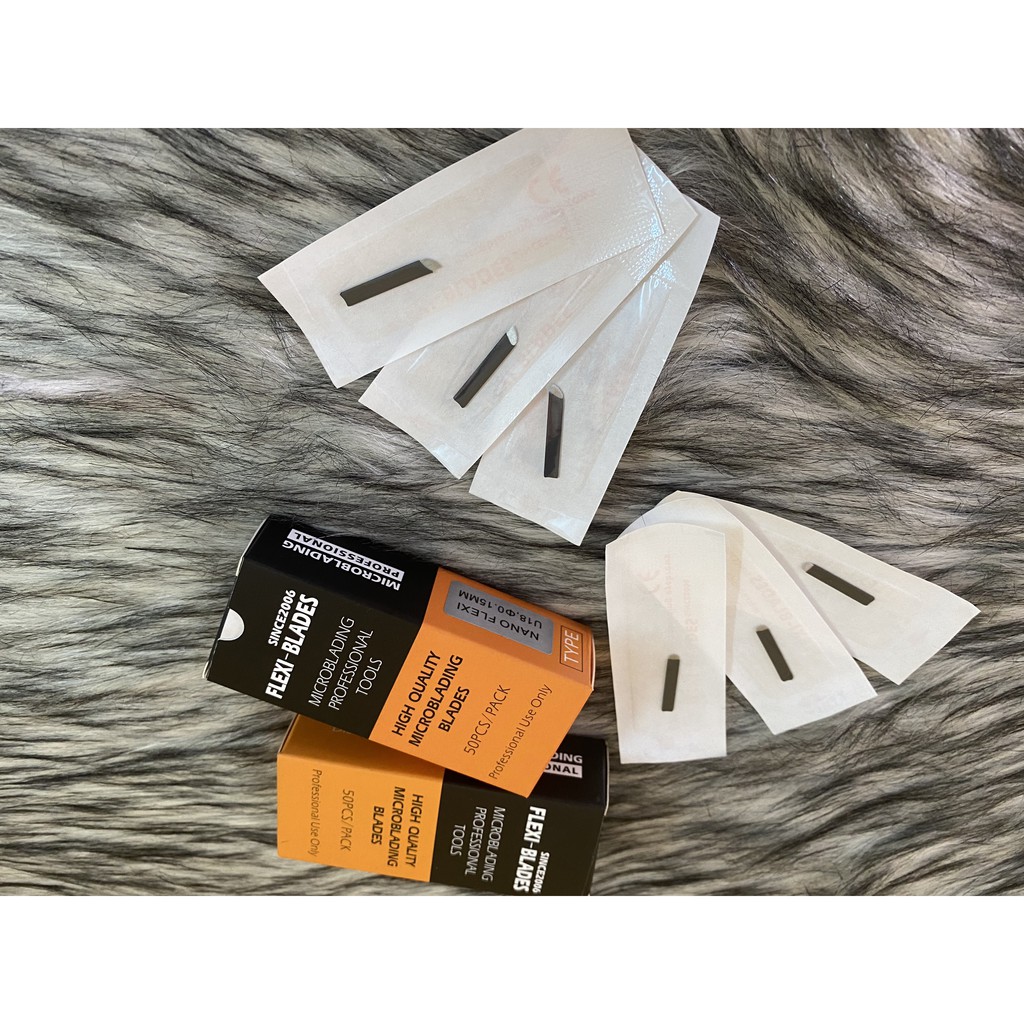 Dao khắc Nano Flexi Đen chéo 14 - chéo 18 | Dụng Cụ Phun Xăm
