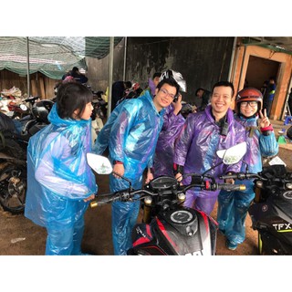 Set 5 Bộ quần áo mưa nhựa (PHƯỢTt) dùng nhiều lần, loại dầy