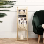 Kệ Để Sách Báo Tạp Chí 5 Tầng Cao Cấp – Giá Trưng Bày Đa Năng Bằng Kim Loại, Kệ Decor Phòng Khách Hiện Đại — ảnh 2