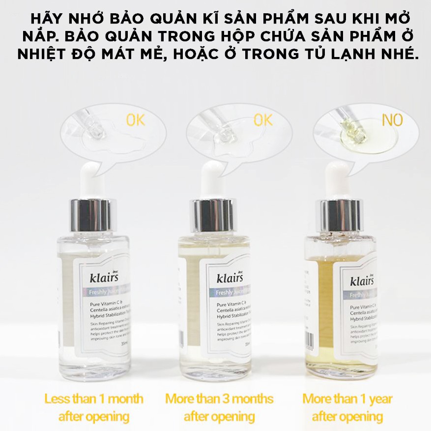 Serum Klairs Vitamin C Bị Vàng: Nguyên Nhân, Hiệu Quả Và Cách Khắc Phục