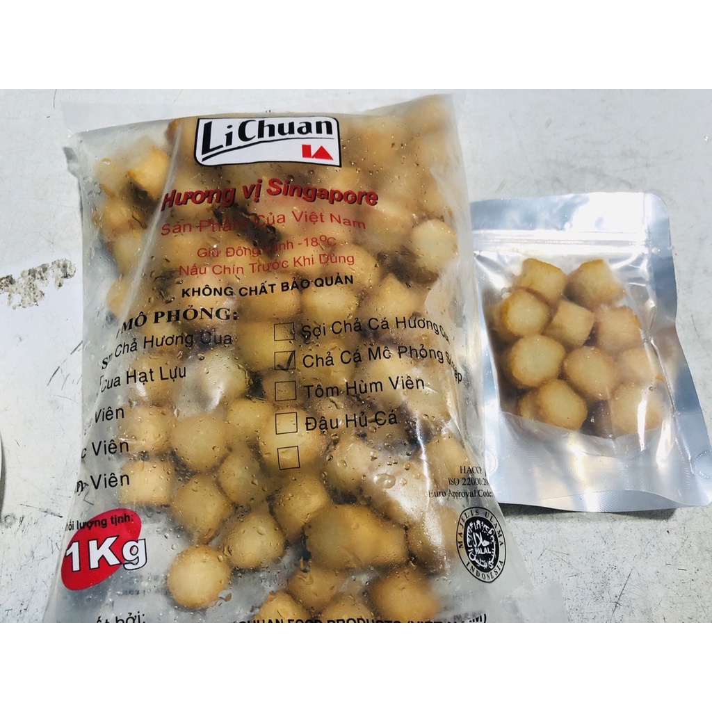 Chả cá sò điệp Li Chuan gói 500g