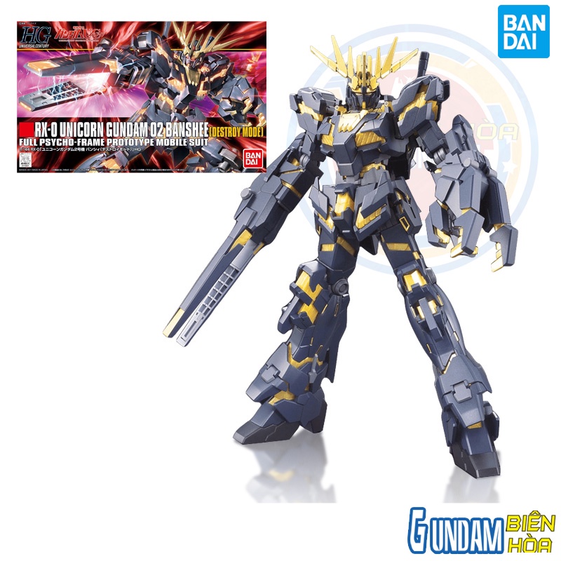 Mô hình lắp ráp gundam HG UC Banshee (Destroy Mode) | Shopee Việt Nam