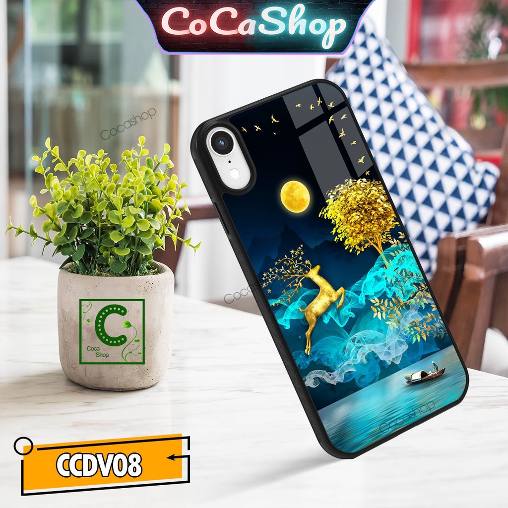 Ốp iphone in hình cực đẹp -  Chú Hươu mang lại nhiều điều tốt lành - 6/6plus/6s/6splus/7/7plus/8/8plus/x/xr/xs/11/12