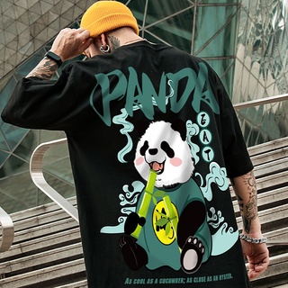 Áo phông nam from rộng in hình gấu trúc PANDA