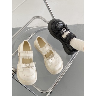 [100 mẫu][ORD] Giày Oxford phong cách lolita gothic - Giày Oxford ulzzang phong cách Nhật Bản đế bằng - Boots cao cổ nữ