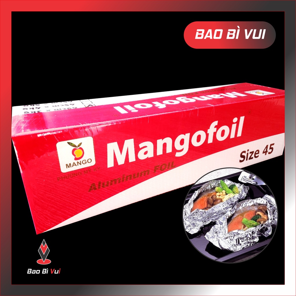[1 Cuộn 3kg ] Giấy bạc nướng thực phẩm - BAO BÌ VUI