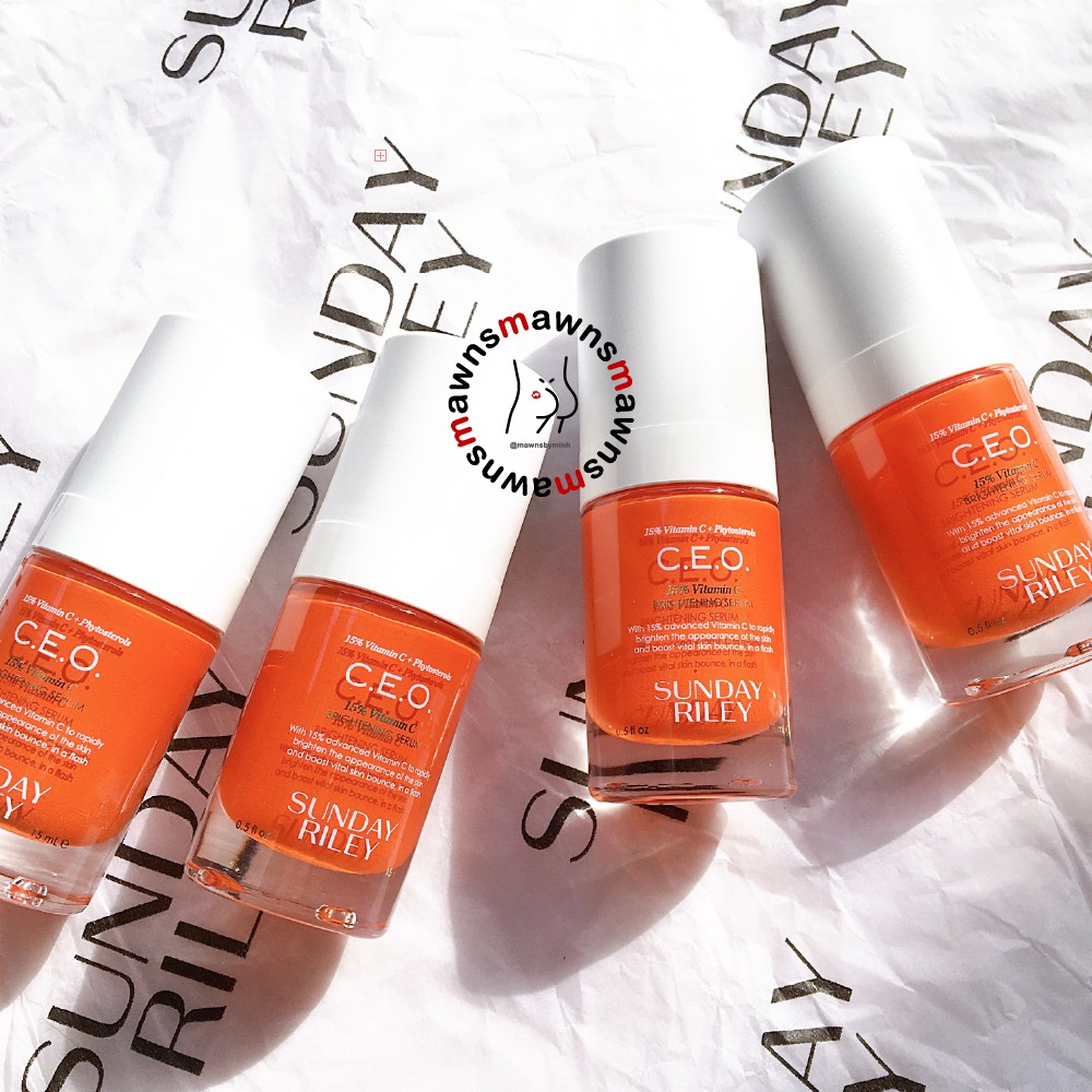 [15ml/30ml/50ml] SUNDAY RILEY CEO RAPID FLASH BRIGHTENING SERUM ...