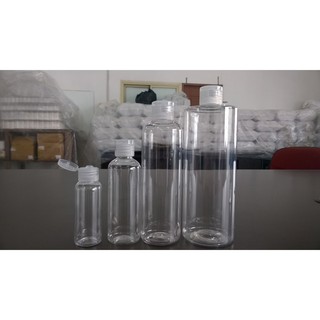Chai Nhựa Trong Nắp Bật Trong Từ 50ml Đến 250ml - Chai Nhựa Nhập Bền Đẹp