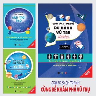 Combo Sách tranh cùng bé khám phá vũ trụ (3 cuốn)