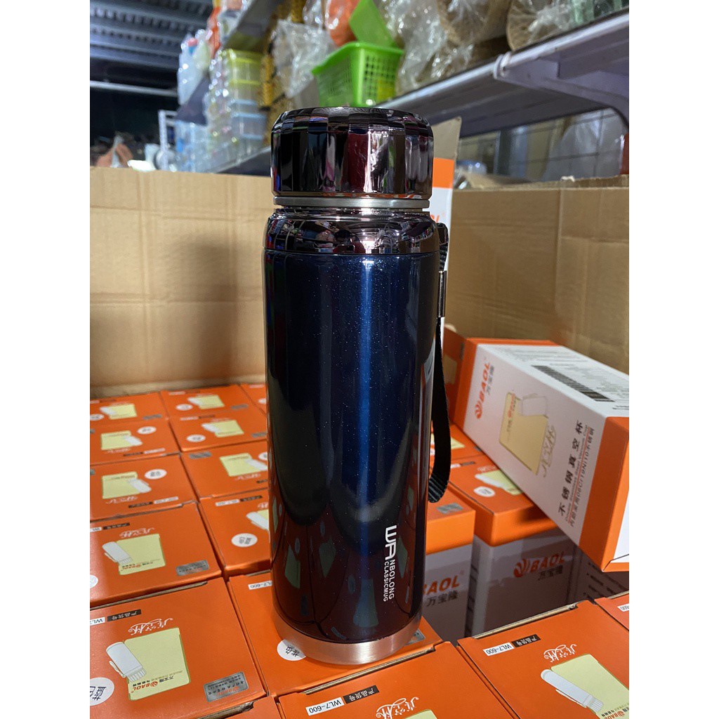Bình giữ nhiệt BAOL 600ml, 1000ml 1500ml inox 304 Nắp titan - Hàng cao cấp sang trọng