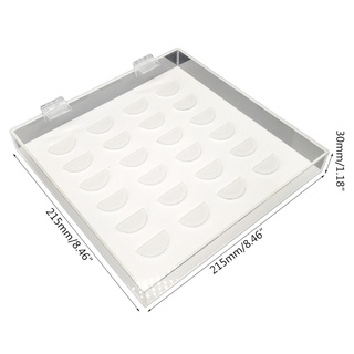 MIS 12 Cặp Lông Mi Giả Trong Suốt Hộp Bảo Quản Acrylic Cho Hộp Đựng Tr