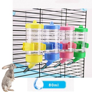 80 / 125 / 250 / 500ml Hamster Treo Đồ Uống Bình Nước Thú Cưng Sóc Thỏ Uống Nước Cốc 4 Màu