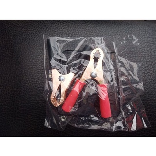 Kẹp bình ắc quy bán lẻ 75A 1 cặp đỏ và đen thông dụng