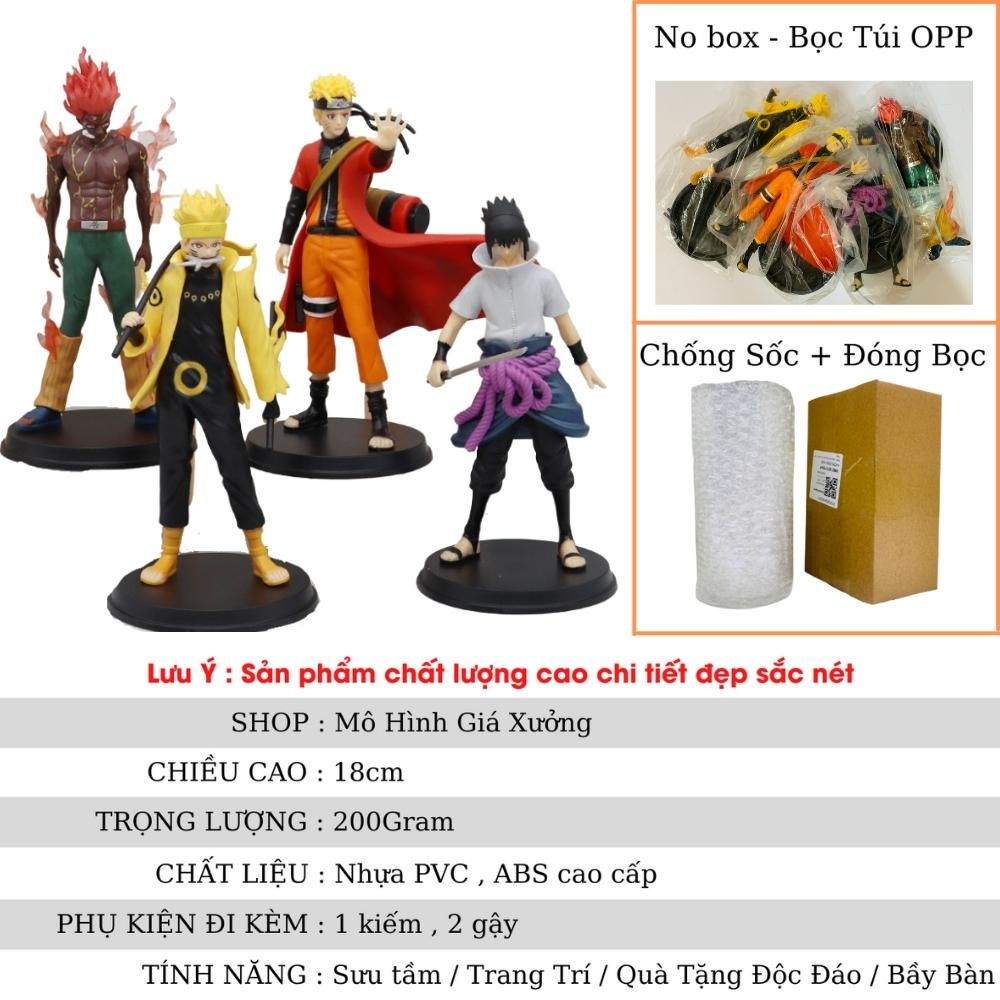 Mô hình Naruto Lục đạo , Naruto hiền nhân , Sasuke , Might guy - Shippuuden  - Tượng Figure Naruto - mô hình giá xưởng | Shopee Việt Nam