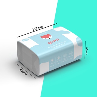 Xách 10 gói giấy ăn cao cấp Gumi 3 lớp / 4 lớp mềm mịn, tiện lợi Khăn Giấy để Phòng Khách