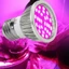 Năng động Full Spectrum 28leds Phát triển ánh sáng được thiết kế để tăng trưởng thực vật tối ưu trong thủy canh và vườn trong nhà E27 Gu10 E14